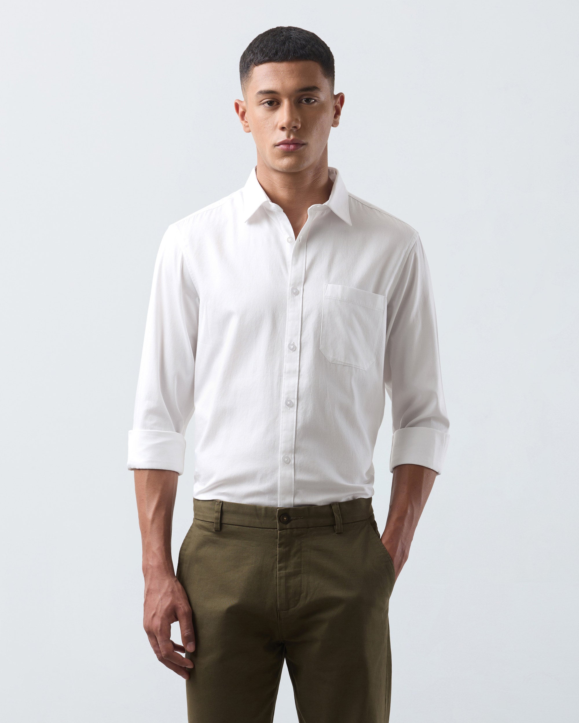 KANSO White Dress Shirt, front