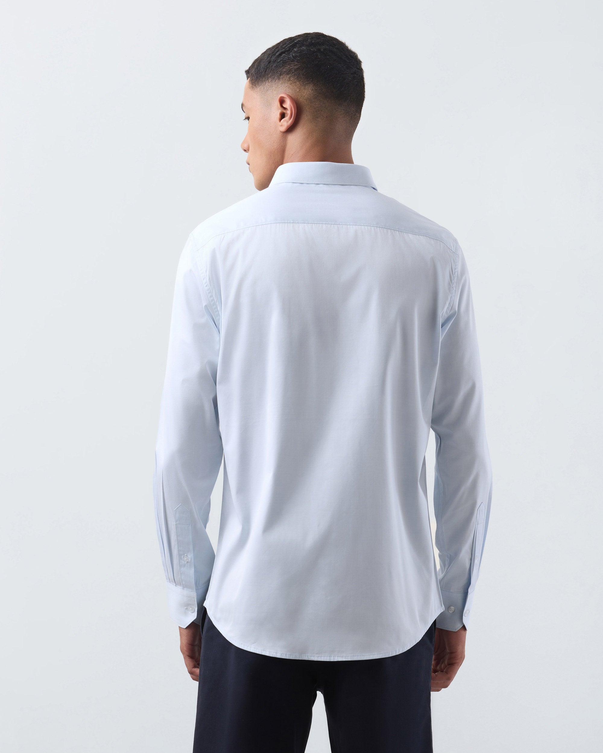 KANSO Sky Blue Dress Shirt, back